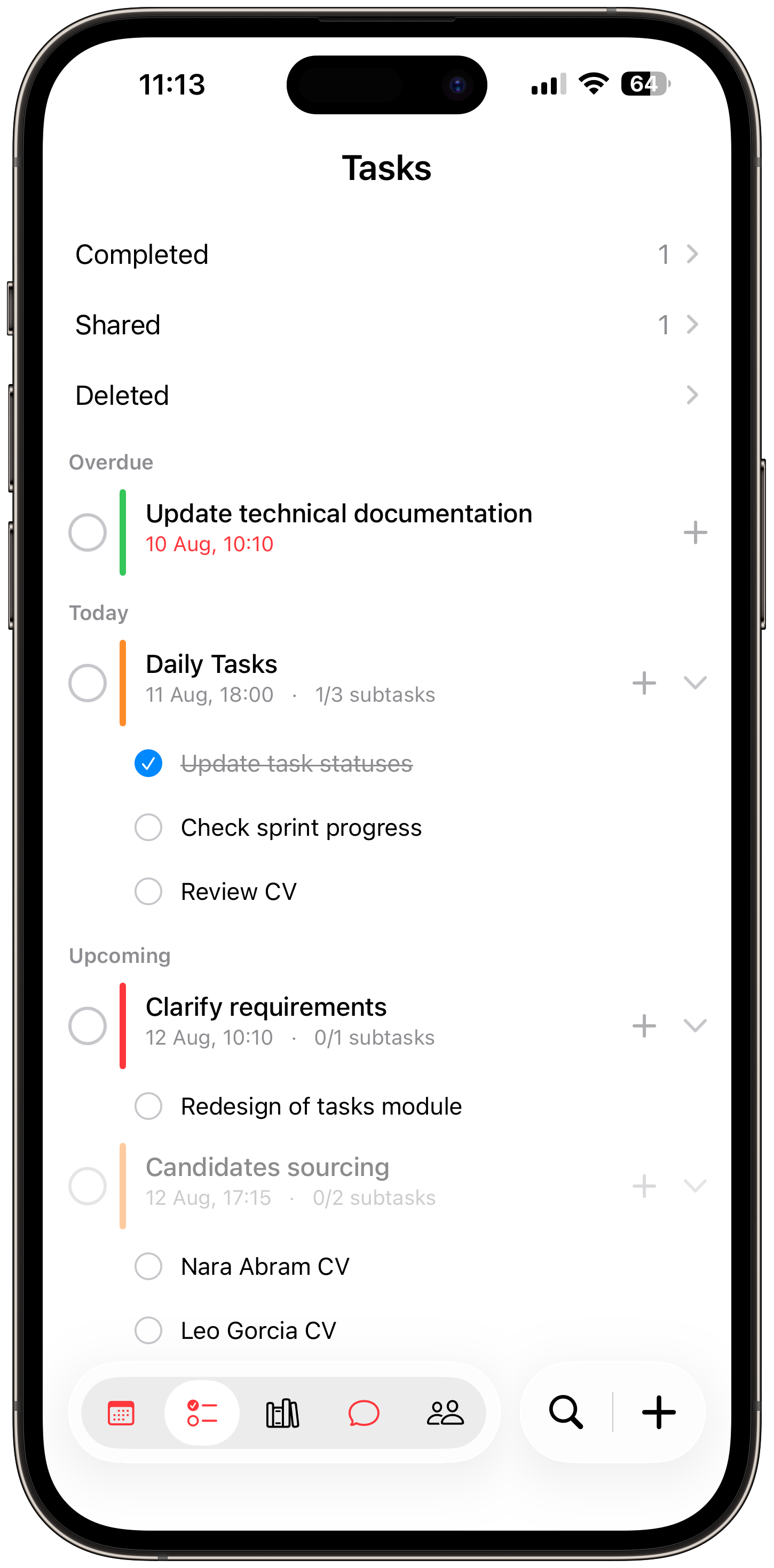 Gridex tasks module